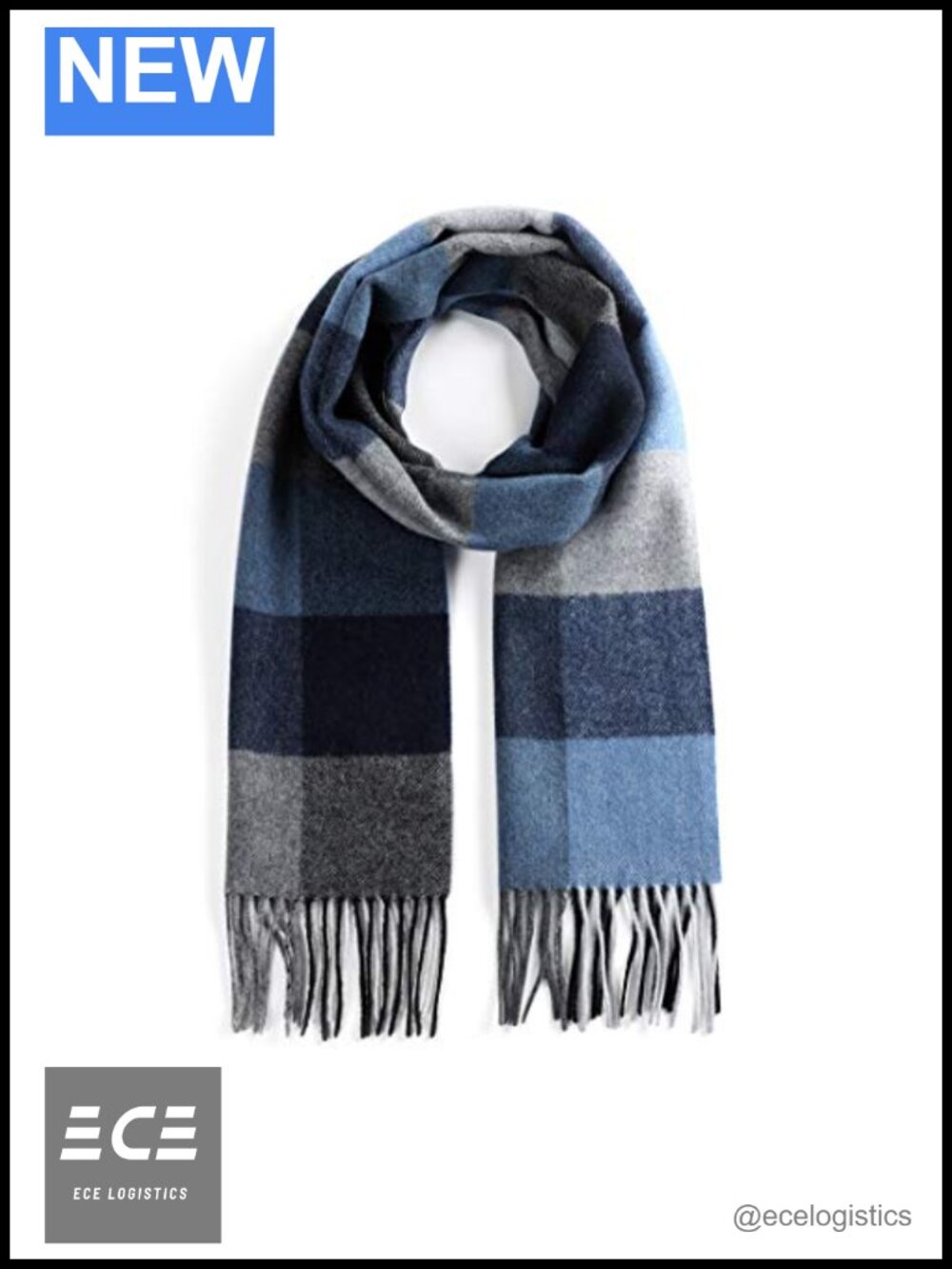 Unisex 100% Wool Scarf Warm Winter Scarves Cold Weather